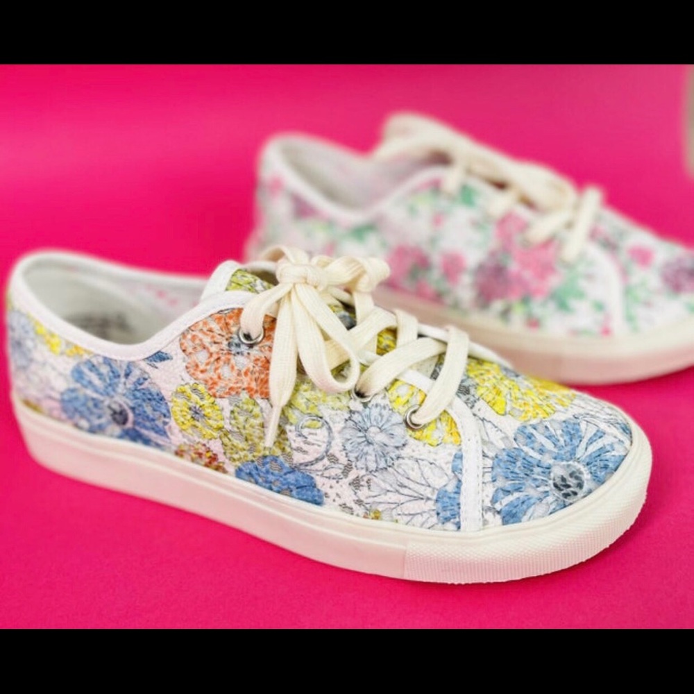 Floral Canvas Sneaker